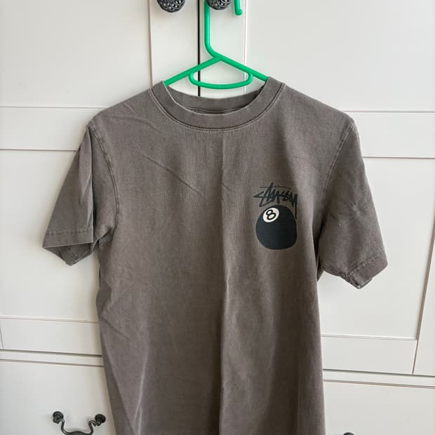 Stussy 8 Ball Pigment Dyed T-Shirt Coffe