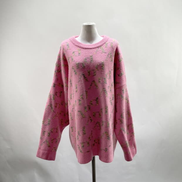 유니코 여성긴팔니트 핑크 오버핏 F 