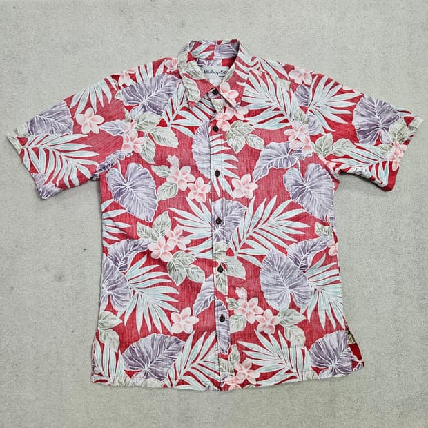bishop st 하와이안 셔츠 Made in HAWAII