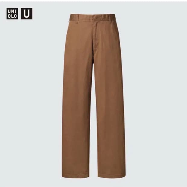 유니클로U 와이드치노팬츠