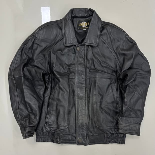 90s 빈티지 램스킨 레더 자켓