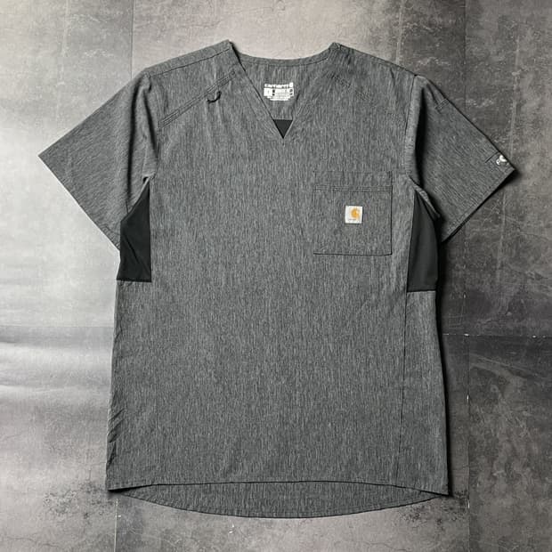 CARHARTT 칼하트 브이넥 포켓 기능성 반팔티셔츠 A01189