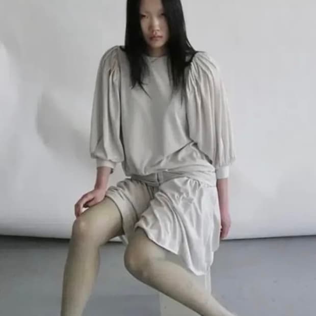 애옹쓰 세이지그린 아르누보 드레스 