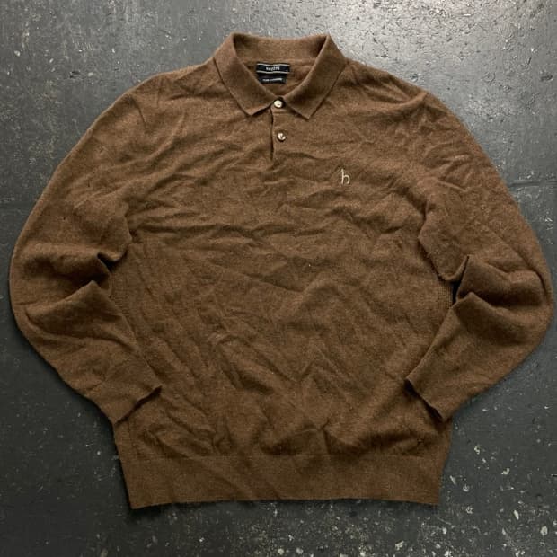 100 헤지스 캐시미어 카라 니트 