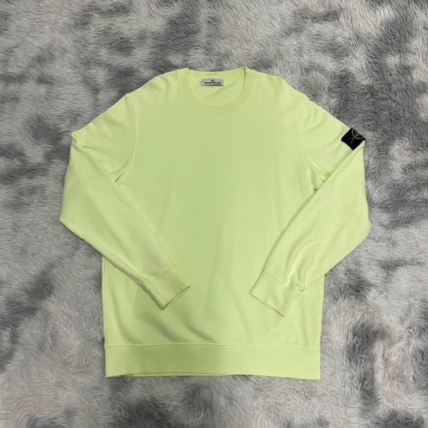 [23SS] 스톤아일랜드 맨투맨 라이트 그린 [2XL]