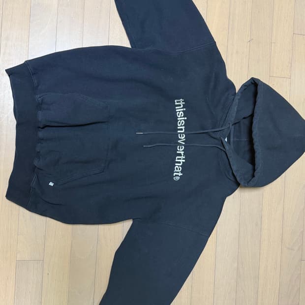 (XL)디스이즈네버댓 블랙 후드티