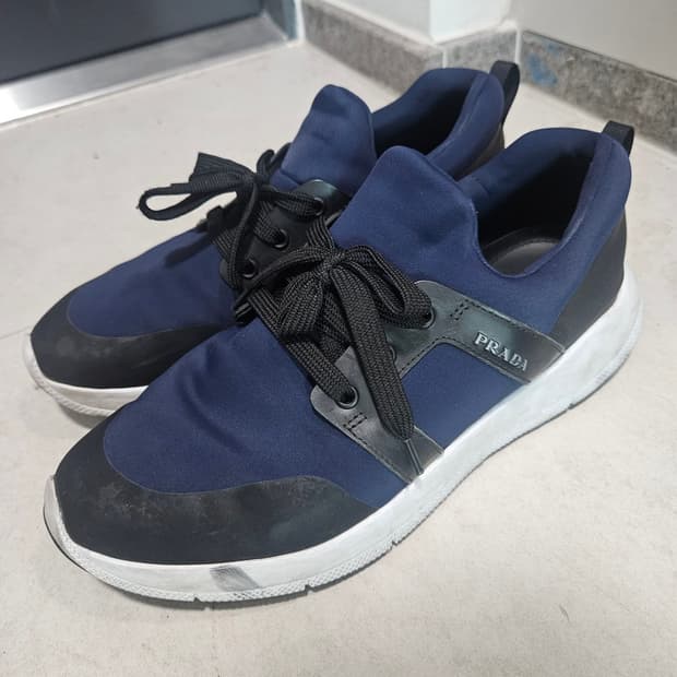prada 남성 스니커즈 네이비 245