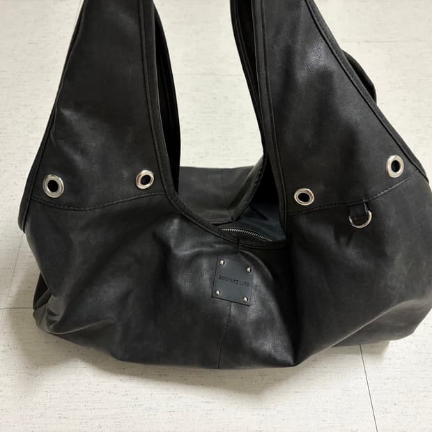 스퀘어라인 테리백 블랙