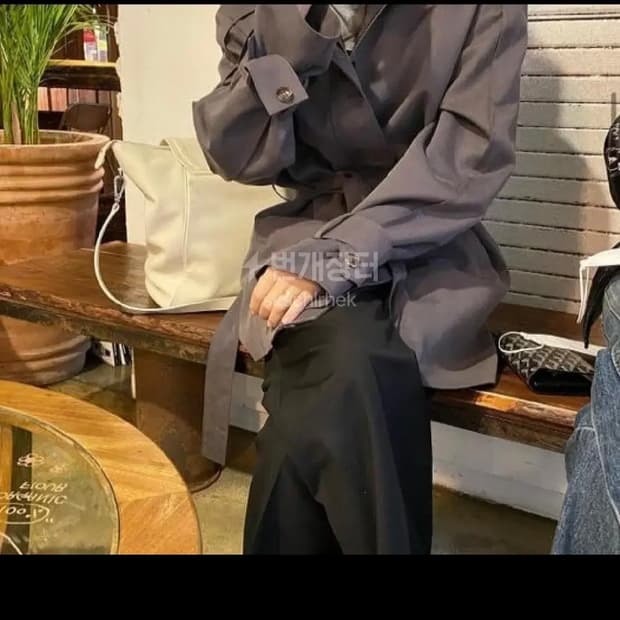 (마지막특가) 마뗑킴 지켓 차콜그레이