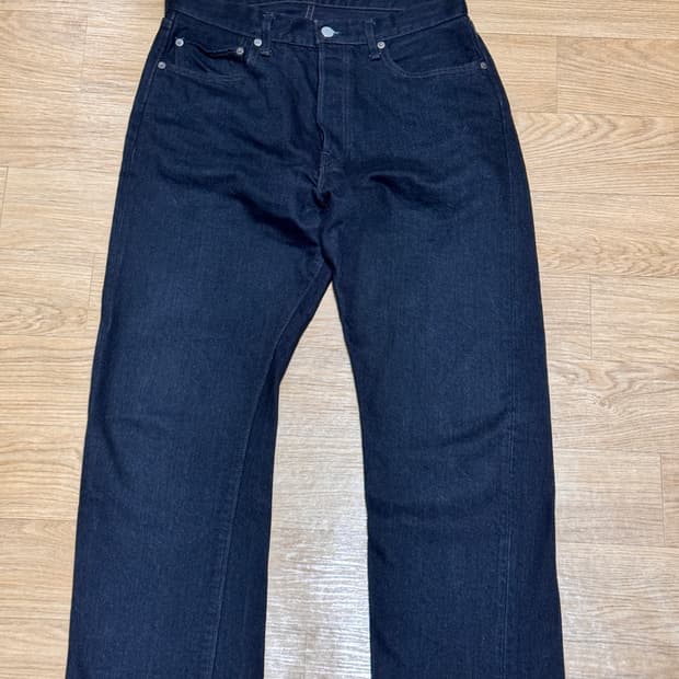 시오타 뉴스트레이트 5P 데님 블랙