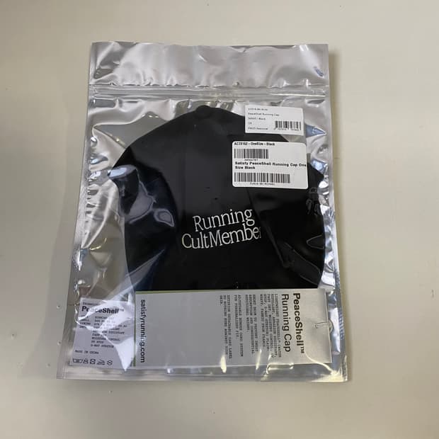 [Free] 새티스파이 피스쉘 러닝 캡 블랙
