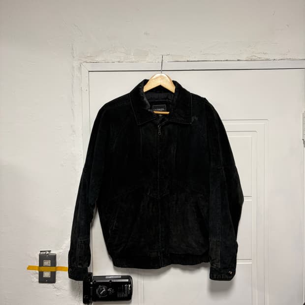 빈티지 스웨이드 자켓