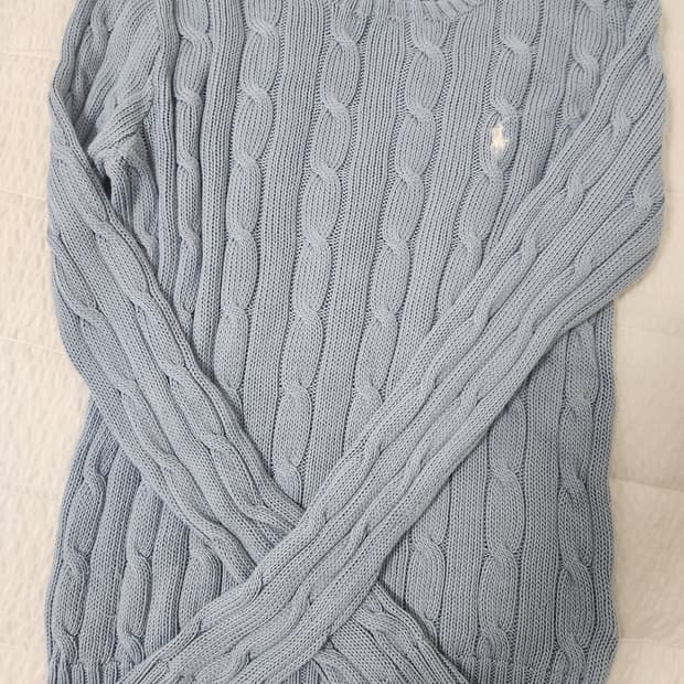 (판매) 폴로 니트 소라 스카이블루 하늘 polo ralph lauren