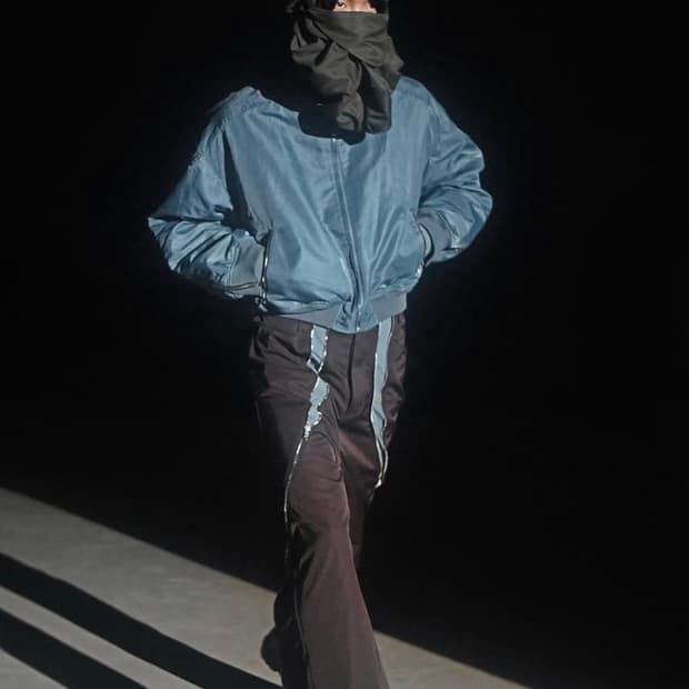 FFF포스탈서비스 blue zip ma-1 봄버 자켓