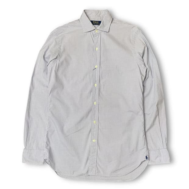 폴로 랄프로렌 블루 깅엄체크 긴팔 셔츠