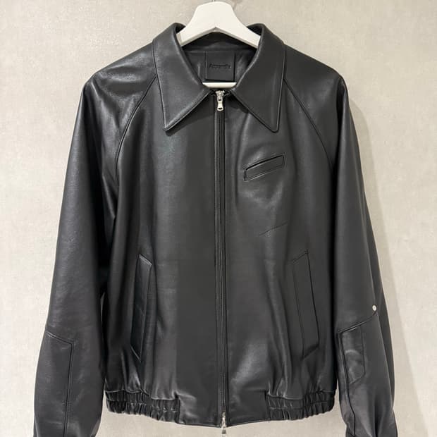 [46] mudule a8 leather jacket