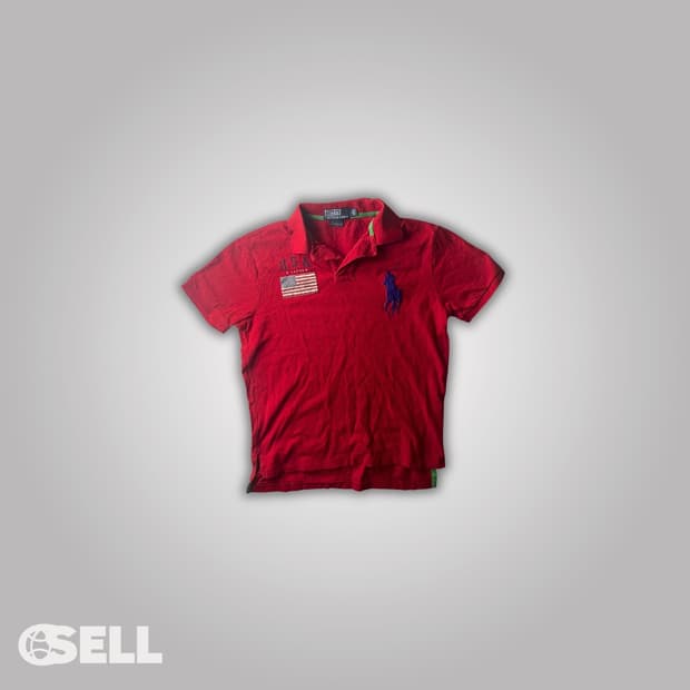 폴로 빅포니 성조기 카라티