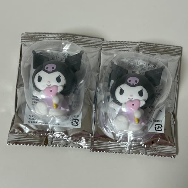 산리오 하트 엔젤 물총 입욕제 피규어