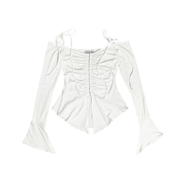 뉴얼린 팅커벨 블라우스 화이트