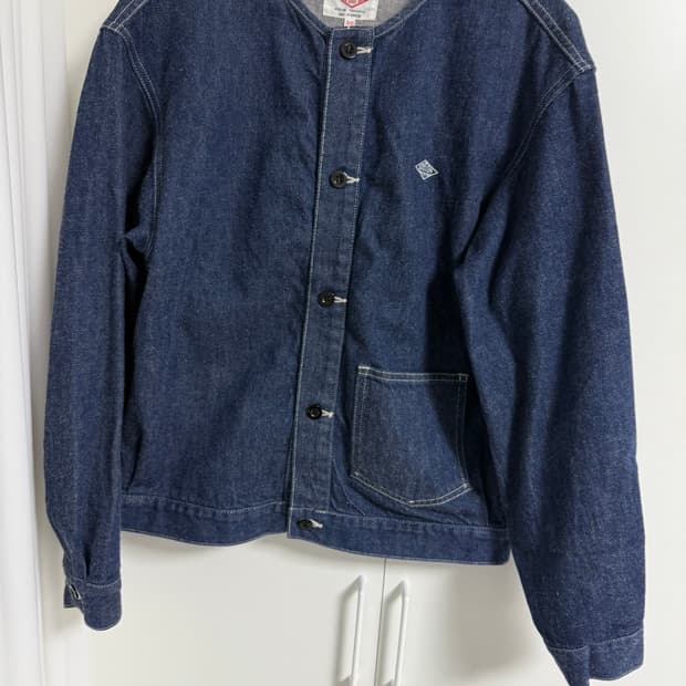 단톤 데님 자켓