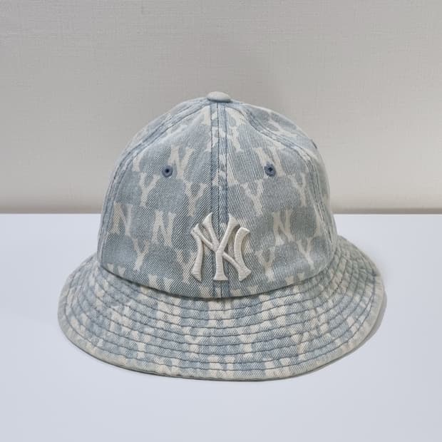 MLB 엠엘비 모노그램 데님 돔햇 57cm _ 여성