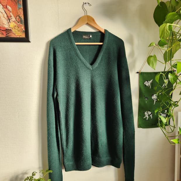 80s 제이씨페니 브이넥 스웨터(USAmade)