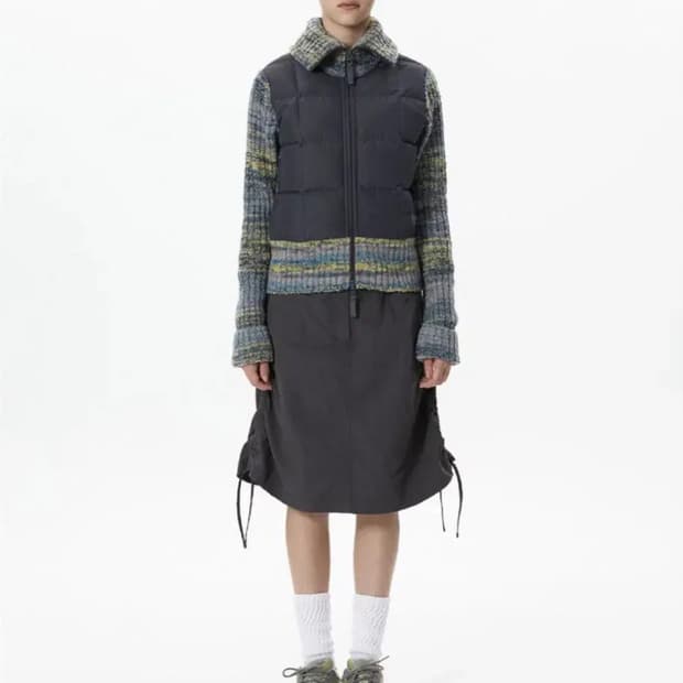 썬러브 스커트 차콜