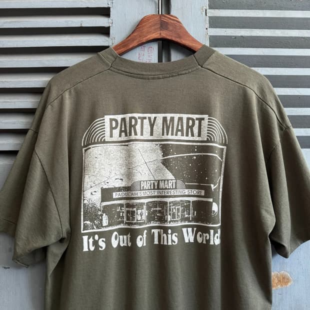 [XL]90's USA 빈티지 PARTY MART 티셔츠