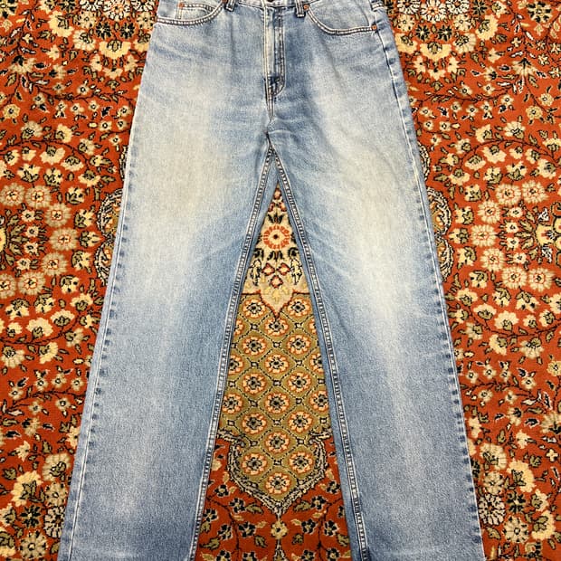 [33] 리바이스 220 빈티지 오렌지탭 연청 데님팬츠