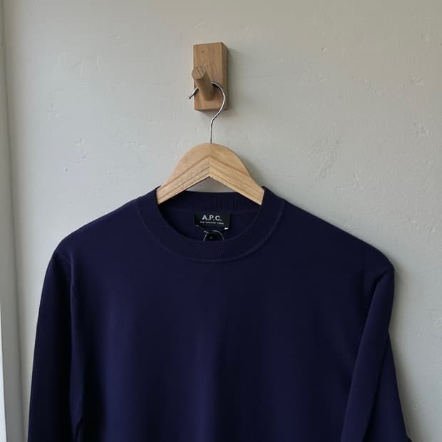 16452 - A.P.C. 아페쎄 네이비 니트