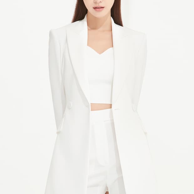 아보아보 SILK DOUBLE TAILORED 셋업 자켓 슬랙스