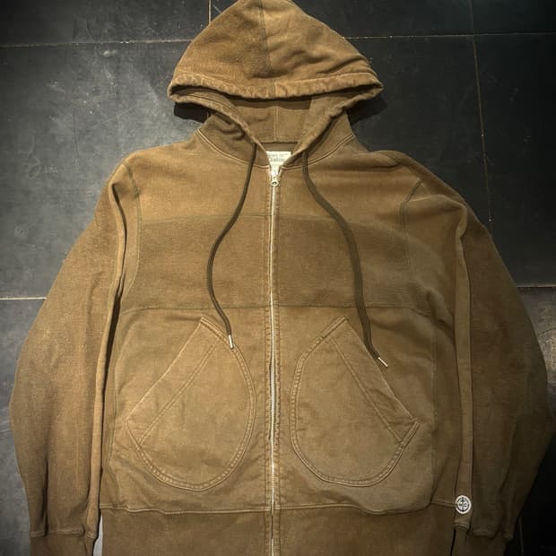 네이머클로딩 후드집업 카키 L