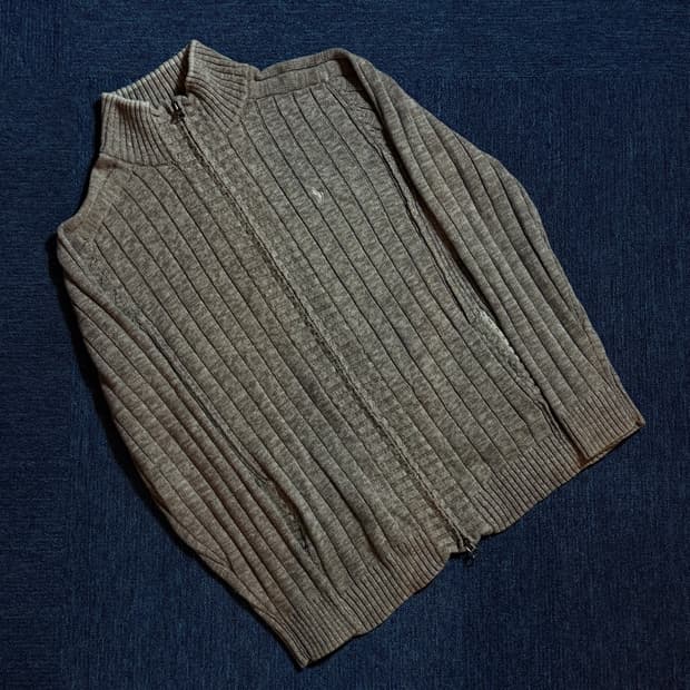 폴로 랄프로렌 그레이 니트 가디건