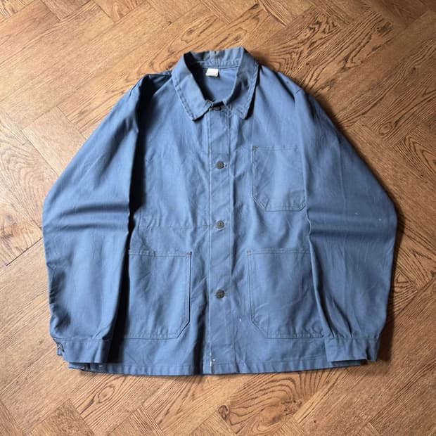 [L]Made in France 코발트블루 프렌치 워크 자켓