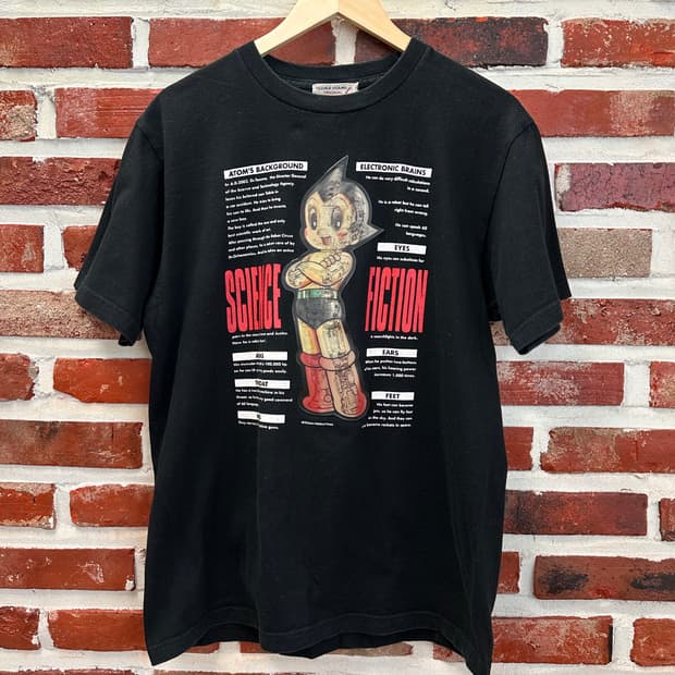 (L)90s 재팬빈티지 아톰 3D 홀로그램 반팔티 