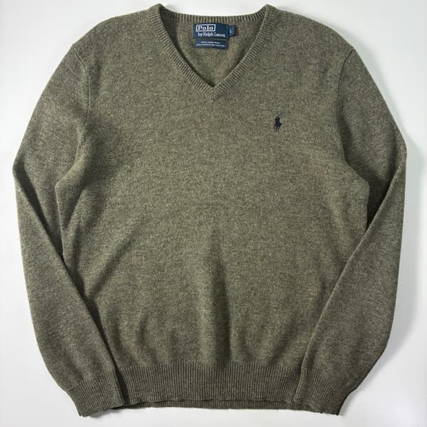 Polo 폴로 랄프로렌 멜란지그레이 램스울 니트