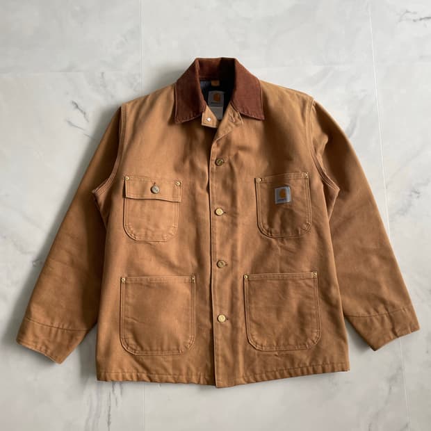 90s 칼하트 블랭킷 초어 자켓 C01 BRN 