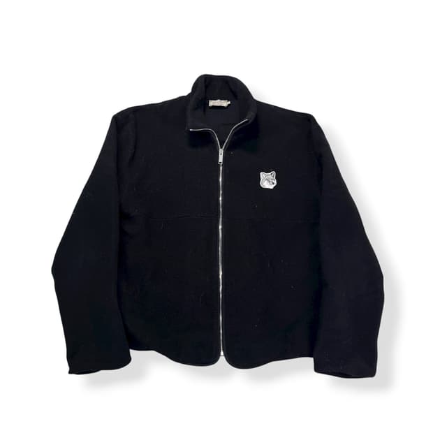 100 메종키츠네 실버폭스 플리스 한정판 자켓