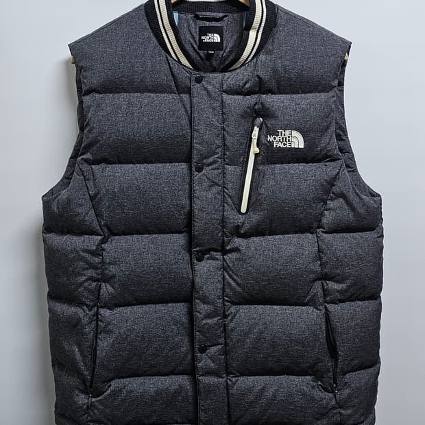 노스페이스 구스다운 패딩조끼 100