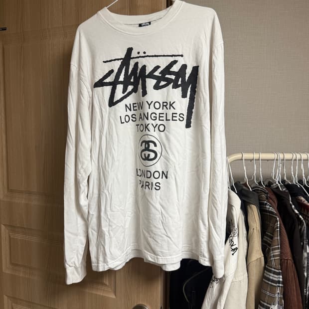 스투시 롱슬리브 xl