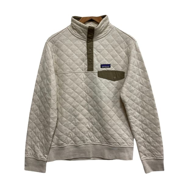 파타고니아 오가닉 코튼 퀼트 스냅-T 풀오버