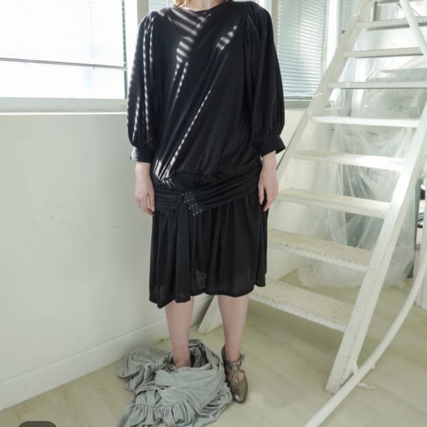 에옹쓰) Art Nouveau Dress BK F