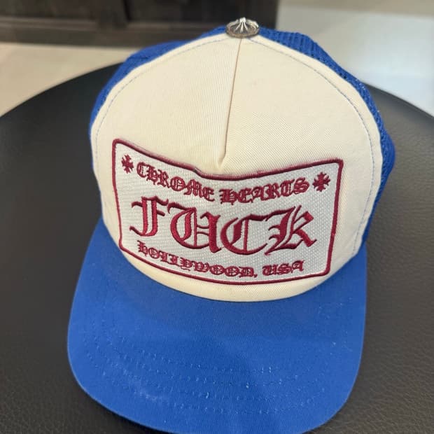 크롬하츠 FUCK 트러커 캡