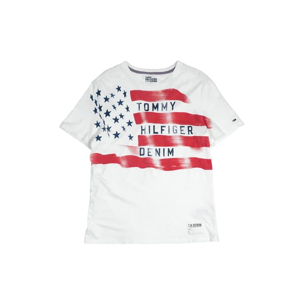 Tommy Hilfiger Denim flag graphic t-shir