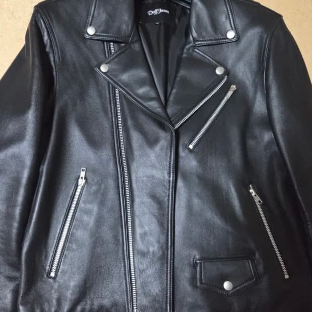 도프제이슨 램스킨100 라이더 자켓