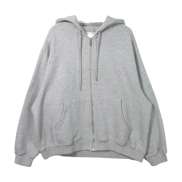 GAC Zip Hoodie Grey Back Cargo Pocket