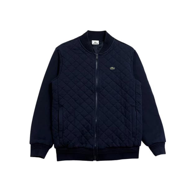 라코스테 퀄팅 자켓 네이비
