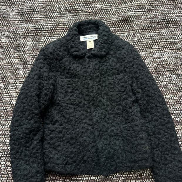 꼼데가르송 꼼데가르송 플로랄 모헤어 가디건 s