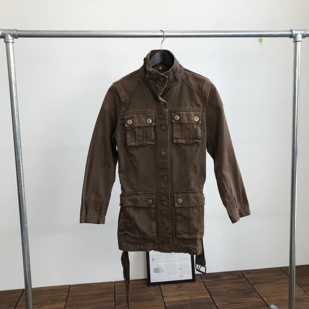 Vintage Brown Military Field Jacket