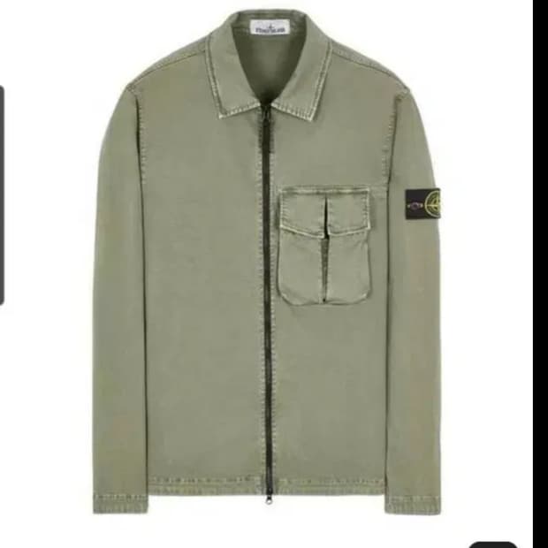 L 스톤아일랜드 23ss 올드트릴트먼트 오버셔츠자켓